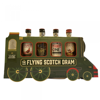The Flying Scotch Dram Miniature Gift Set, 4pk